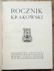 Rocznik Krakowski tom XII